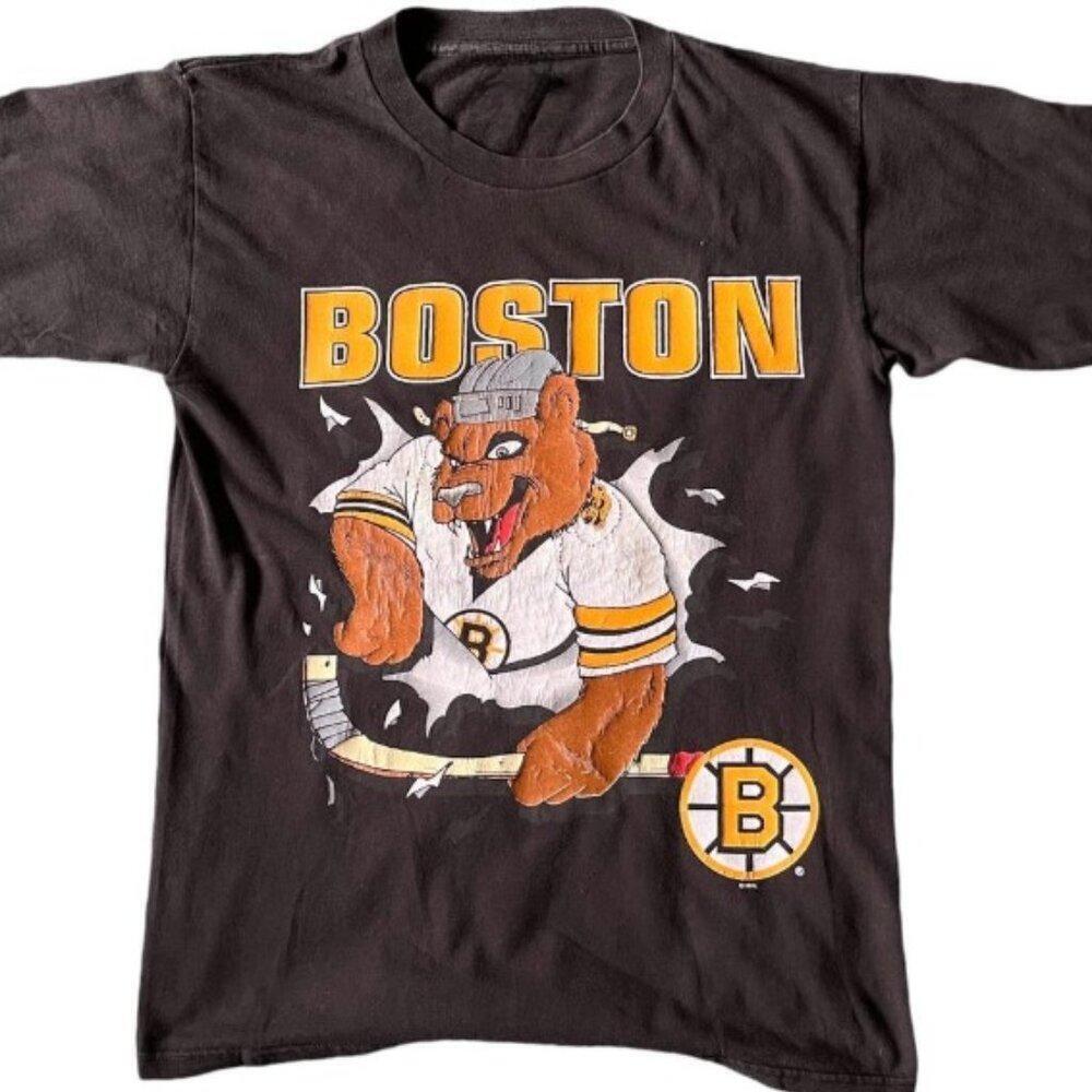1990S Nhl Boston Bruins Home Team Advantage Shirt Retro